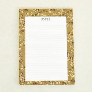 BLOC-NOTE BOHEME OCRE