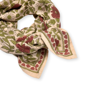 FOULARD LATIKA "COEUR" MACARON – Image 3