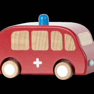 CAMION DE  POMPIERS EN BOIS
