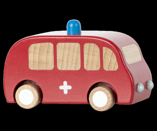 CAMION DE  POMPIERS EN BOIS