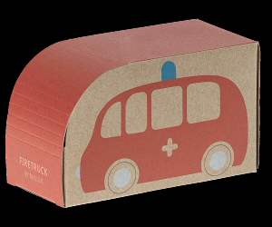 CAMION DE  POMPIERS EN BOIS – Image 2