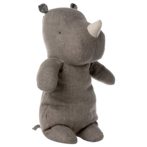 Amis Safari, Rhino, Moyen 34 cm - Gris foncé