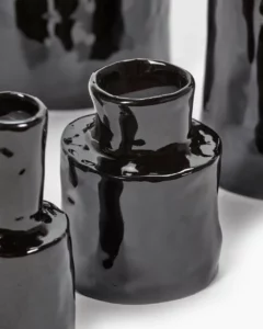 VASE NOIR HÉLÉNA MARIE – Image 2