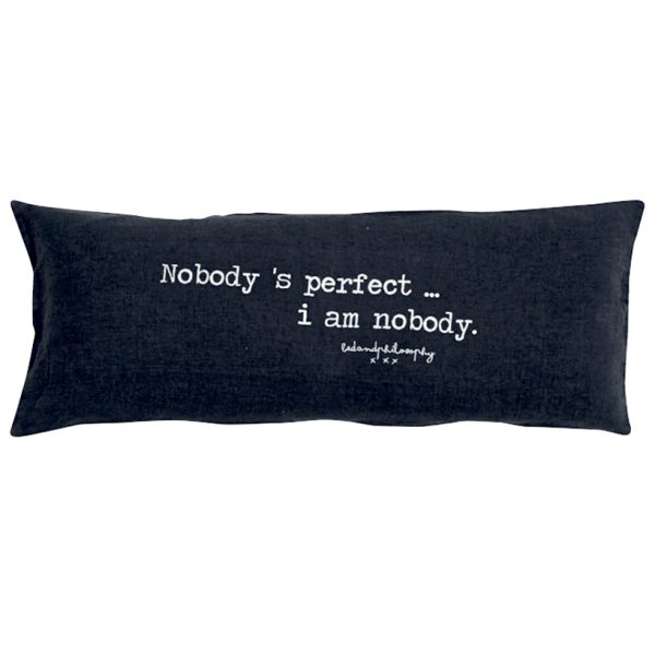 COUSSIN "NOBODY IS PERFECT" NOIR