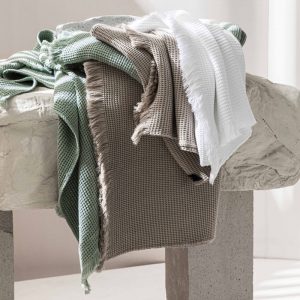 DRAP DE BAIN - TIMOR - 80*160 - GRANIT – Image 2