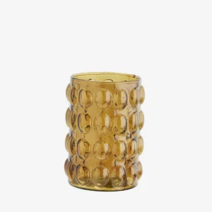 VASE BULLES "Ambre"