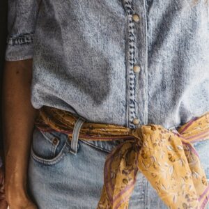 FOULARD BOHEME OCRE – Image 4