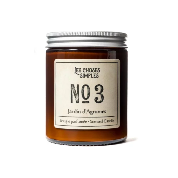 Bougie M N°3  "JARDIN D'AGRUMES"