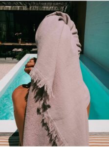 MAXI DRAP DE BAIN - POIVRE ROSE – Image 4