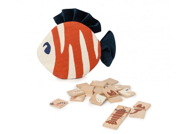 PUZZLE EN BOIS ANIMAUX DE LA MER de Nobodinoz