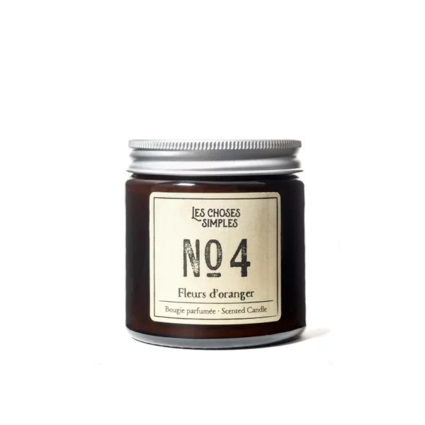 Bougie S N°4 "FLEUR D'ORANGER"