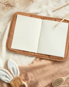 PROTEGE CARNET DE SANTE NID ABEILLE CARAMEL – Image 3