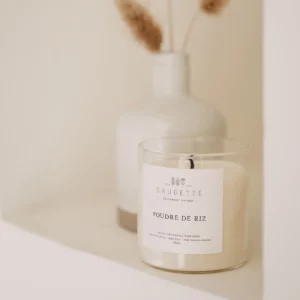BOUGIE 200GR "POUDRE DE RIZ"