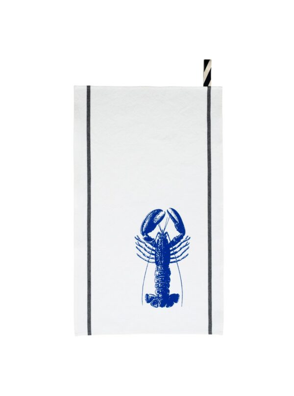 TORCHON "HOMARD" BLEU