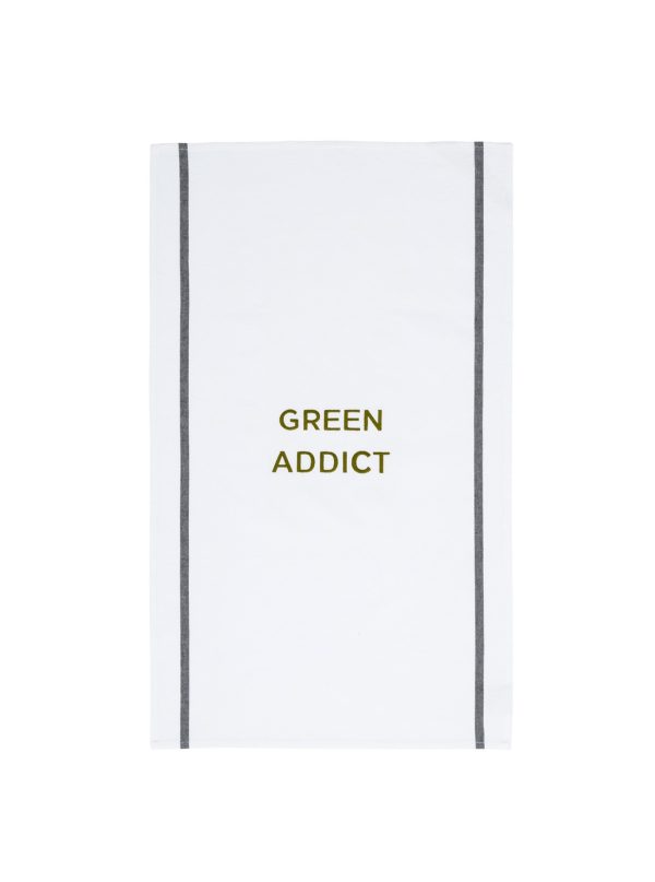 TORCHON "GREEN ADDICT"