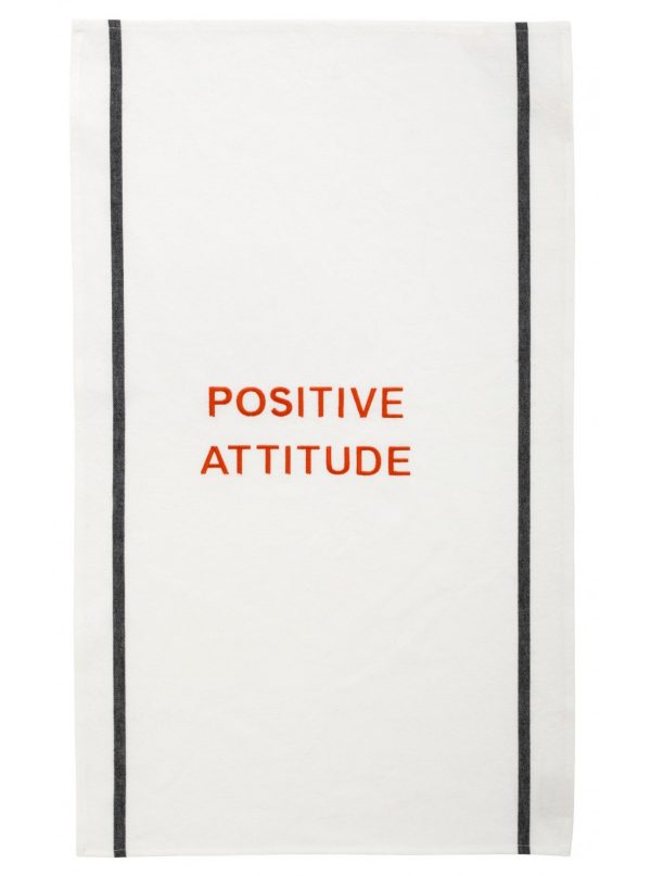 TORCHON "POSITIVE ATTITUDE"