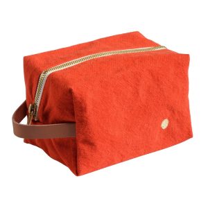 TROUSSE CUBE - IONA - TANGERINE  Grand Modèle