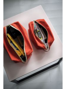 TROUSSE CUBE - IONA - TANGERINE  Grand Modèle – Image 2