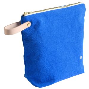 TROUSSE DE TOILETTE  IONA - BLEU MECANO -  Grand Modèle