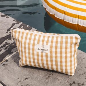 TROUSSE EN COTON VICHY  - CAMEL – Image 4