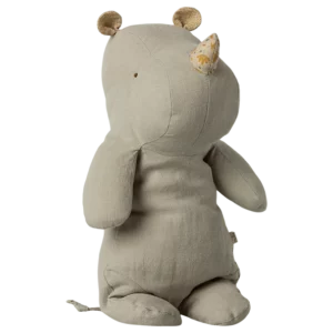 Amis Safari, Rhino, Moyen 34 cm - Gris clair