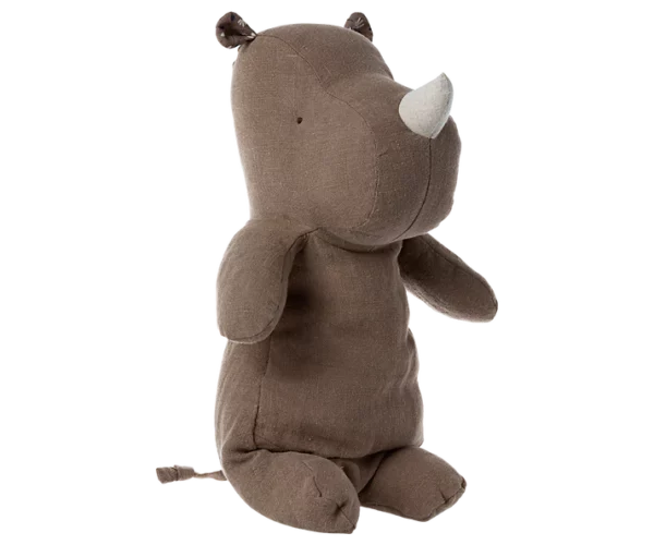 Amis Safari, Rhino, Moyen 34 cm - Marron