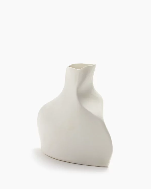 FLOWER VASE BLANC