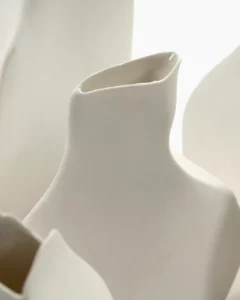 FLOWER VASE BLANC – Image 2