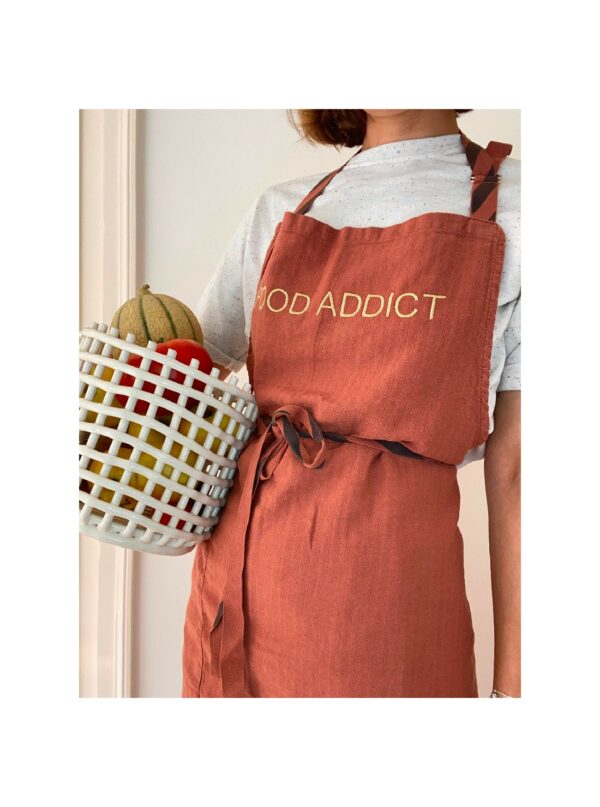 TABLIER MARCEL RHUBARBE FOOD ADDICT
