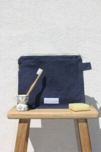 TROUSSE DE TOILETTE - BLEU ORAGE – Image 2