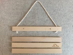 PORTE AFFICHE BOIS 22 CM – Image 2