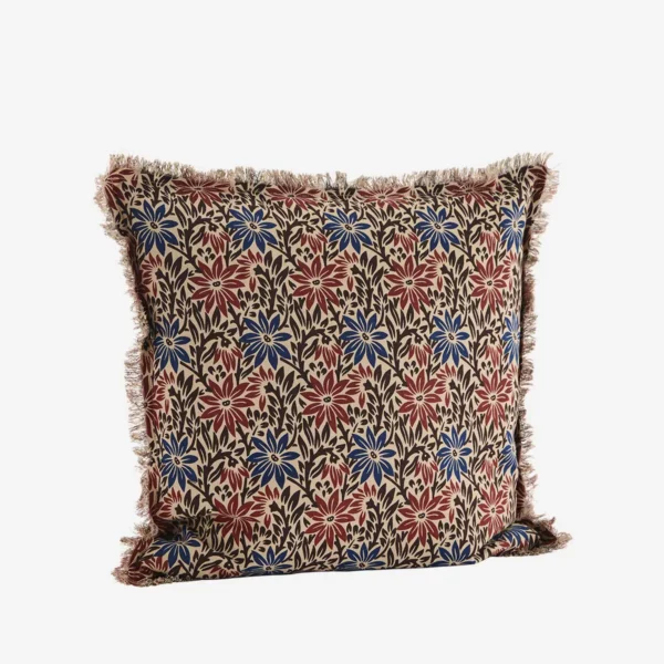 COUSSIN IMPRIME ROUGE ET BLEU
