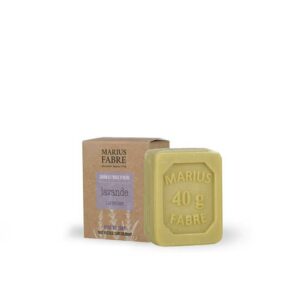 Mini savonnette à l'huile d'olive à la Lavande 40g, sans huile de palme