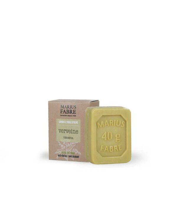 Mini savonnette à l'huile d'olive à la Verveine 40g, sans huile de palme