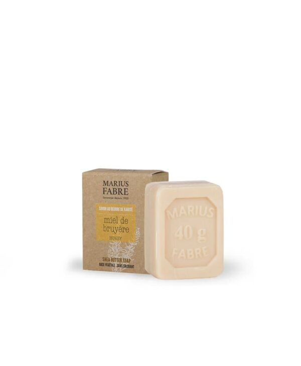 Mini savonnette au beurre de karité au Miel de bruyère 40g, sans huile de palme