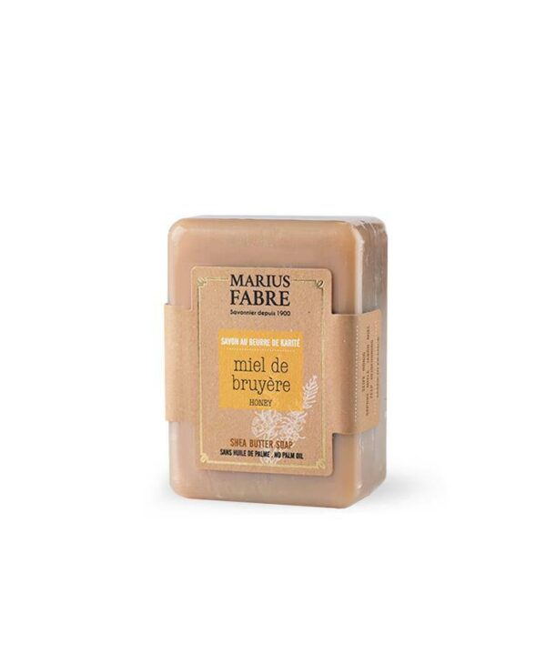 Savonnette parfumée au Miel de bruyère 150g, sans huile de palme
