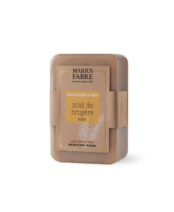 Savonnette parfumée au Miel de bruyère 250g, sans huile de palme