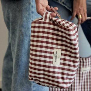 TROUSSE DE TOILETTE VICHY BORDEAUX – Image 2