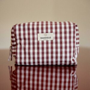 TROUSSE DE TOILETTE VICHY BORDEAUX