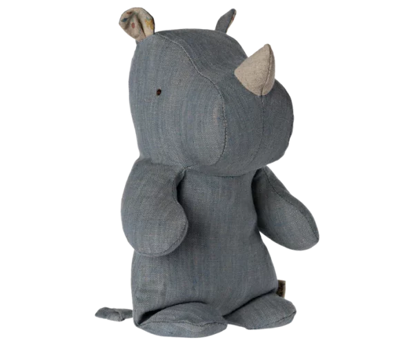 Amis du safari, Petit rhinocéros - Bleu/Sable