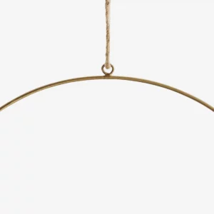 Cercle en métal doré -  Diamètre 20 Cm – Image 2