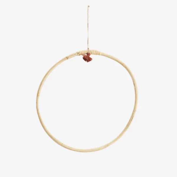 Cercle en bambou à suspendre - Diamètre 30 cm