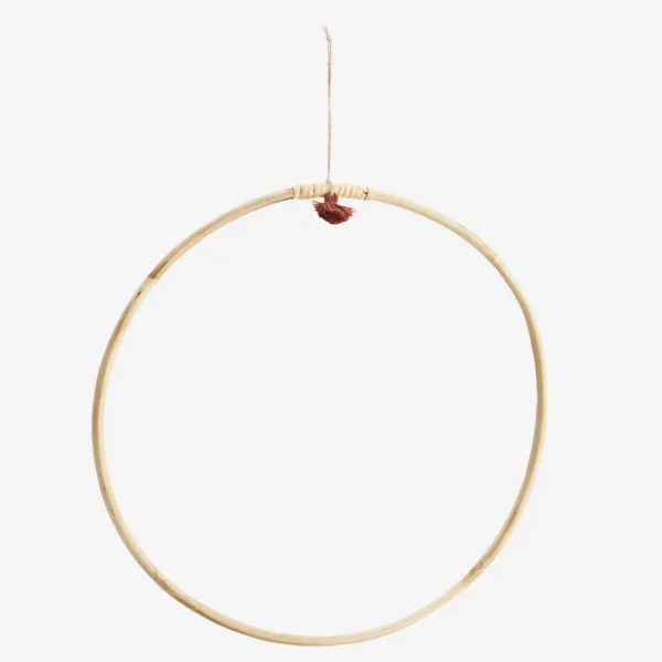 Cercle en bambou à suspendre - Diamètre 40 cm