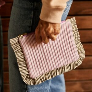 PETITE POCHETTE  PURPLE/ KAKI