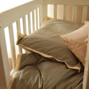 TAIE OREILLER 50 * 75 KAKI / LEMON