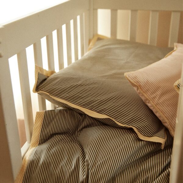 TAIE OREILLER 50 * 75 KAKI / LEMON