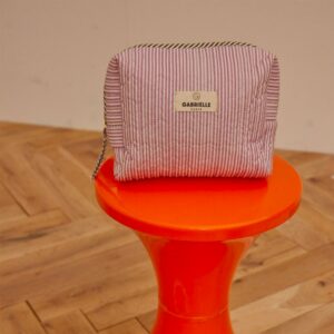 TROUSSE DE TOILETTE PURPLE / KAKI – Image 2