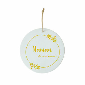 Médaillon Maman d'Amour doré
