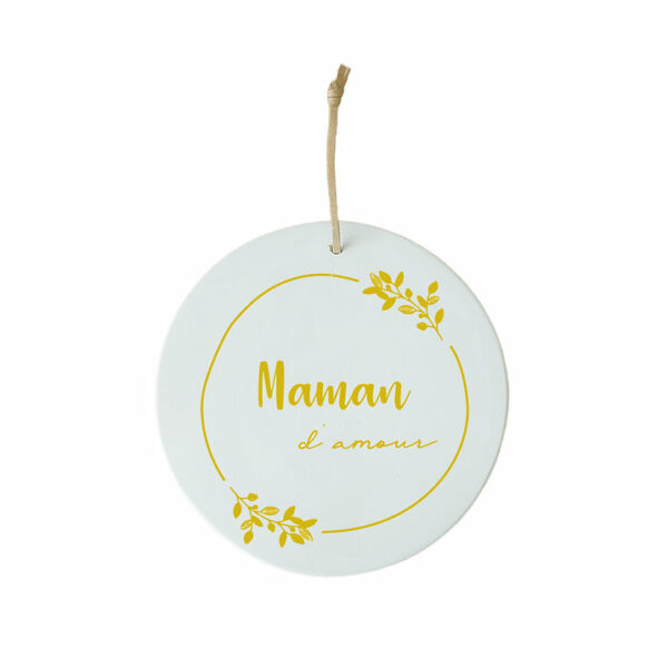 Médaillon Maman d'Amour doré