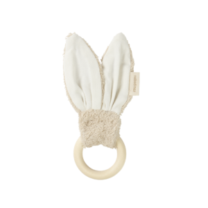ANNEAU DE DENTITION SO CUTE BUNNY NATUREL de Nobodinoz